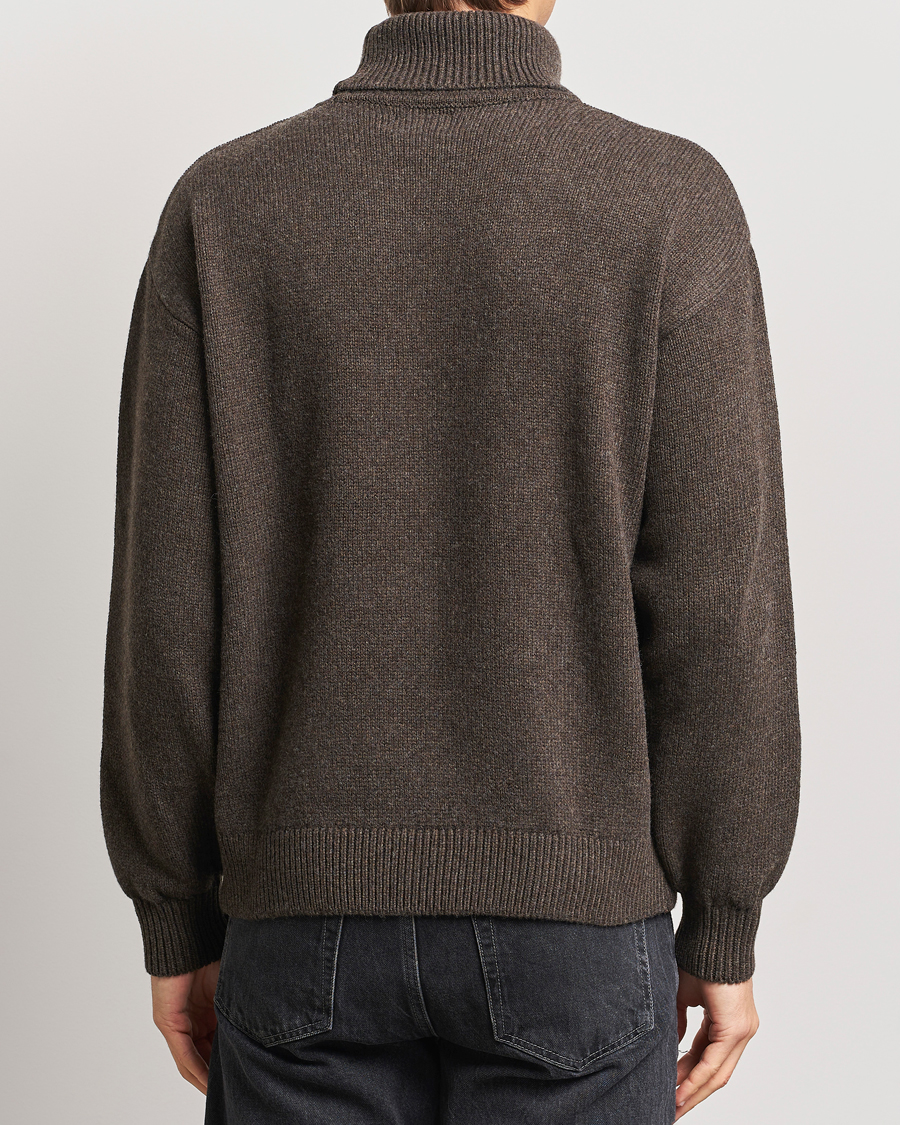 Herre | Gensere | Colorful Standard | Merino Wool Turtleneck Coffee Brown