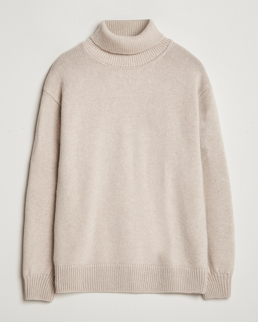 Herre | Gensere | Colorful Standard | Merino Wool Turtleneck Ivory White