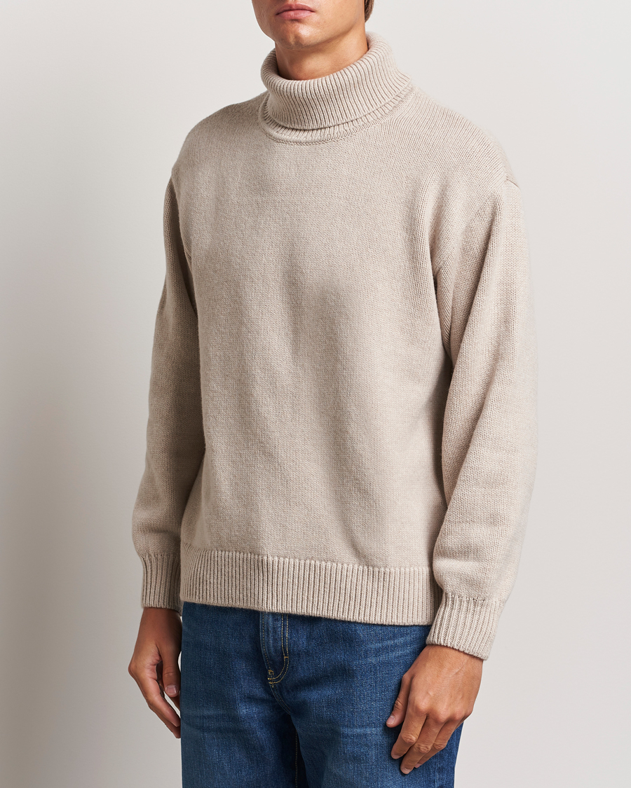 Herre | Gensere | Colorful Standard | Merino Wool Turtleneck Ivory White