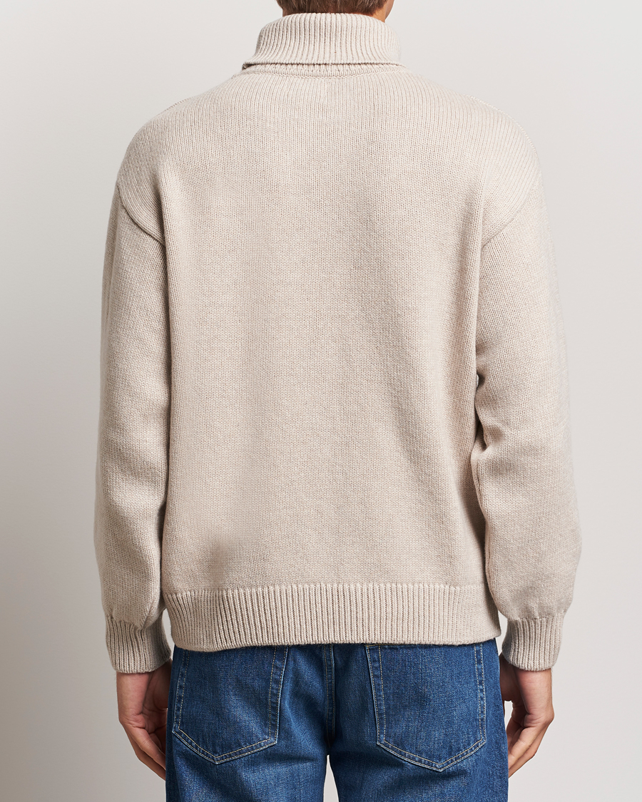 Herre | Gensere | Colorful Standard | Merino Wool Turtleneck Ivory White