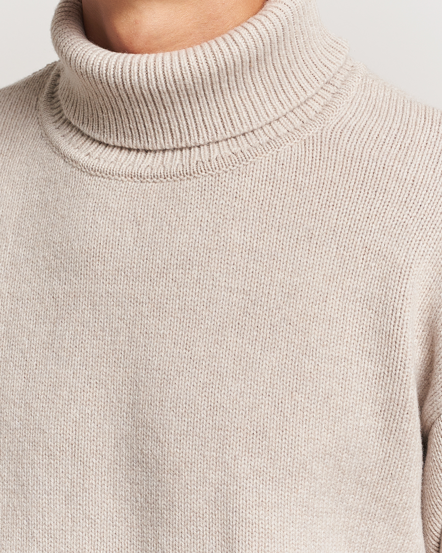 Herre | Gensere | Colorful Standard | Merino Wool Turtleneck Ivory White