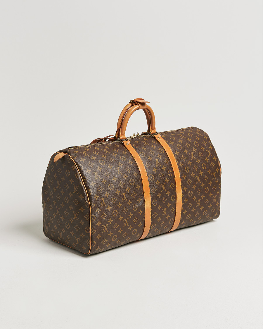 Herre | Louis Vuitton Pre-Owned Keepall 55 Bag Monogram | Louis Vuitton Pre-Owned | Keepall 55 Bag Monogram
