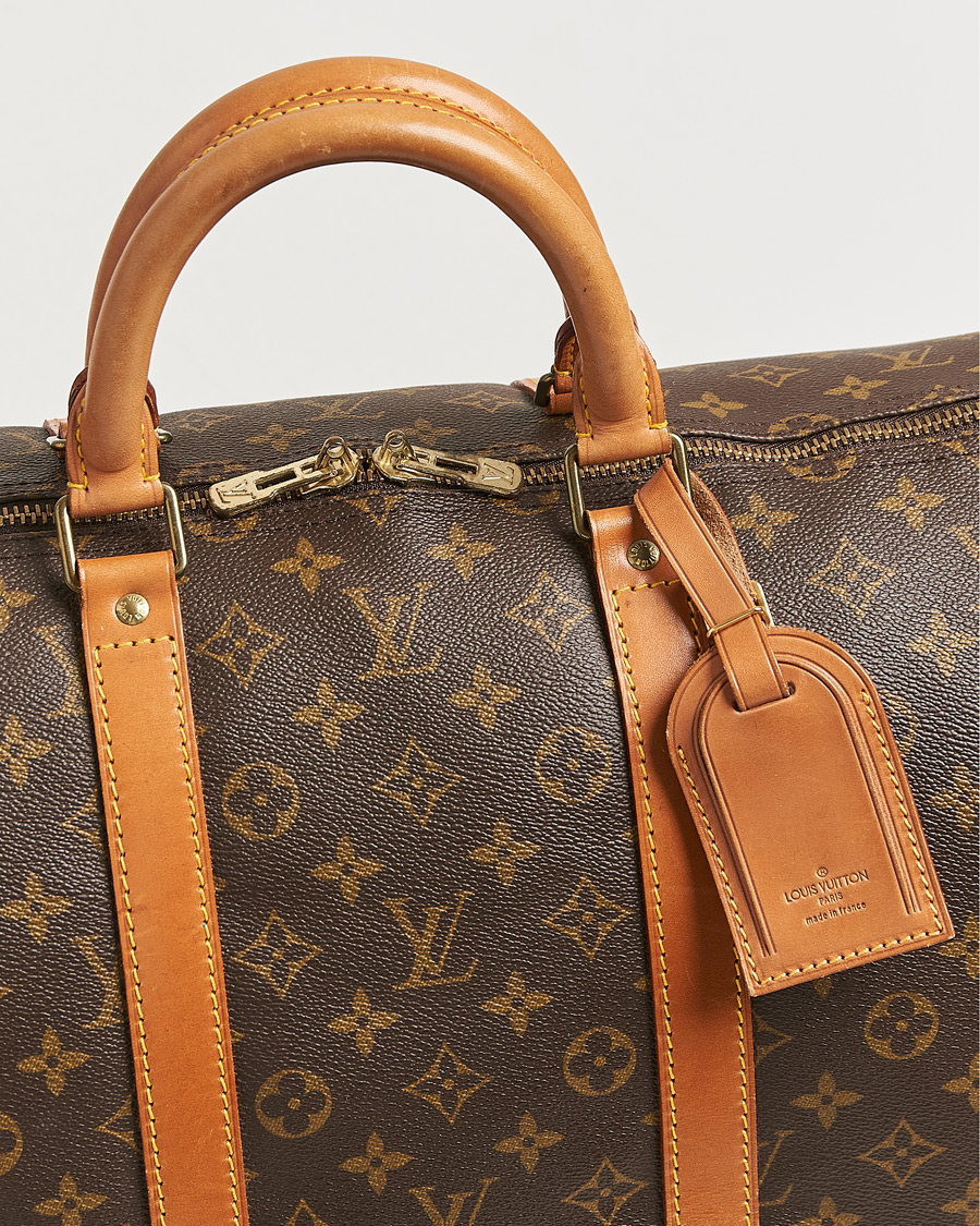 Herre | Louis Vuitton Pre-Owned Keepall 55 Bag Monogram | Louis Vuitton Pre-Owned | Keepall 55 Bag Monogram