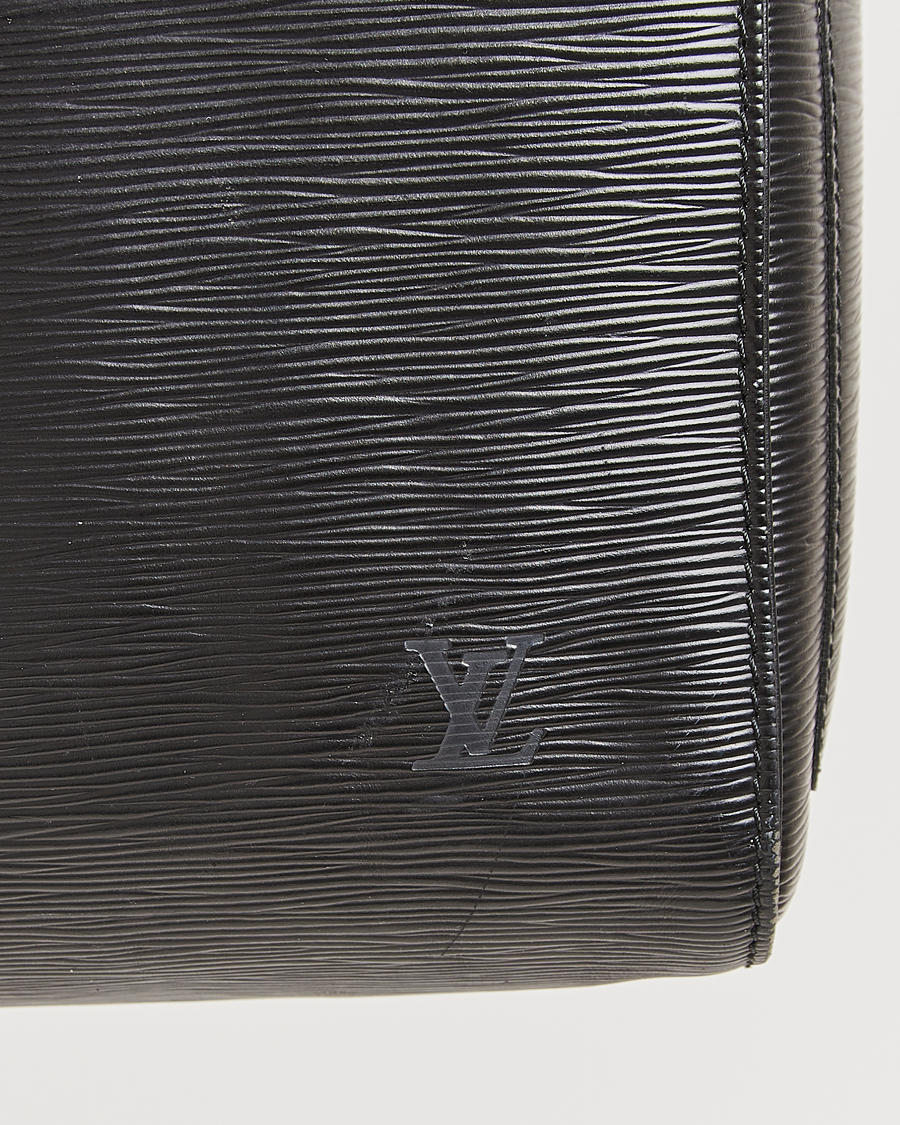 Herre | Louis Vuitton Pre-Owned Keepall 50 Epi Leather Travel Bag Black | Louis Vuitton Pre-Owned | Keepall 50 Epi Leather Travel Bag Black