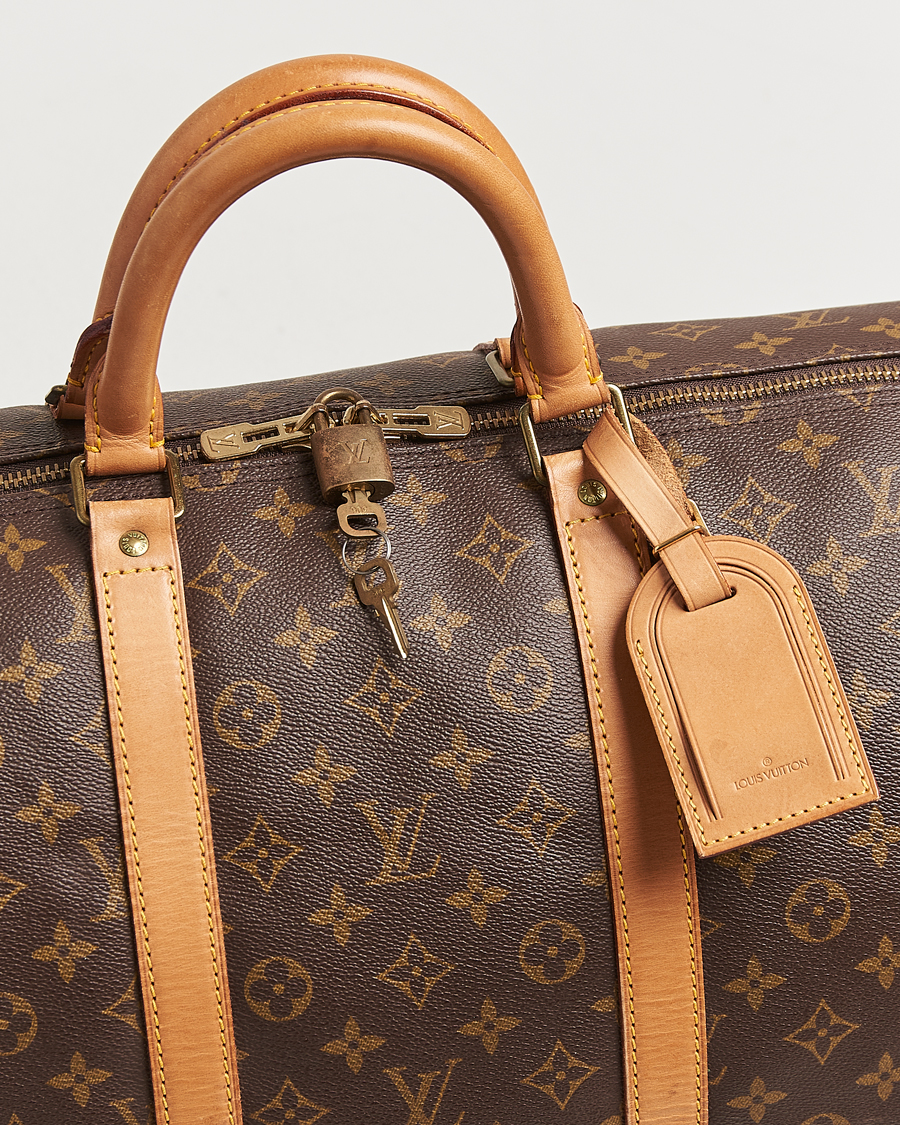 Herre | Louis Vuitton Pre-Owned Keepall 55 Bag Monogram | Louis Vuitton Pre-Owned | Keepall 55 Bag Monogram