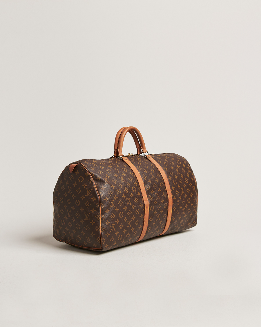 Herre | Louis Vuitton Pre-Owned Keepall 55 Bag Monogram | Louis Vuitton Pre-Owned | Keepall 55 Bag Monogram