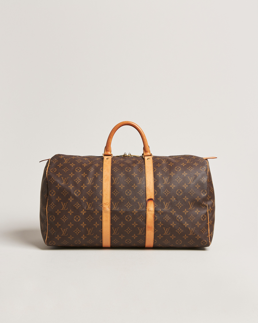 Herre | Louis Vuitton Pre-Owned Keepall 50 Bag Monogram | Louis Vuitton Pre-Owned | Keepall 50 Bag Monogram