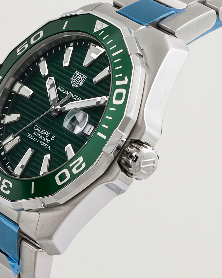 Herre | Tag Heuer Pre-Owned Aquaracer 300M Caliber 5 Silver | Tag Heuer Pre-Owned | Aquaracer 300M Caliber 5 Silver