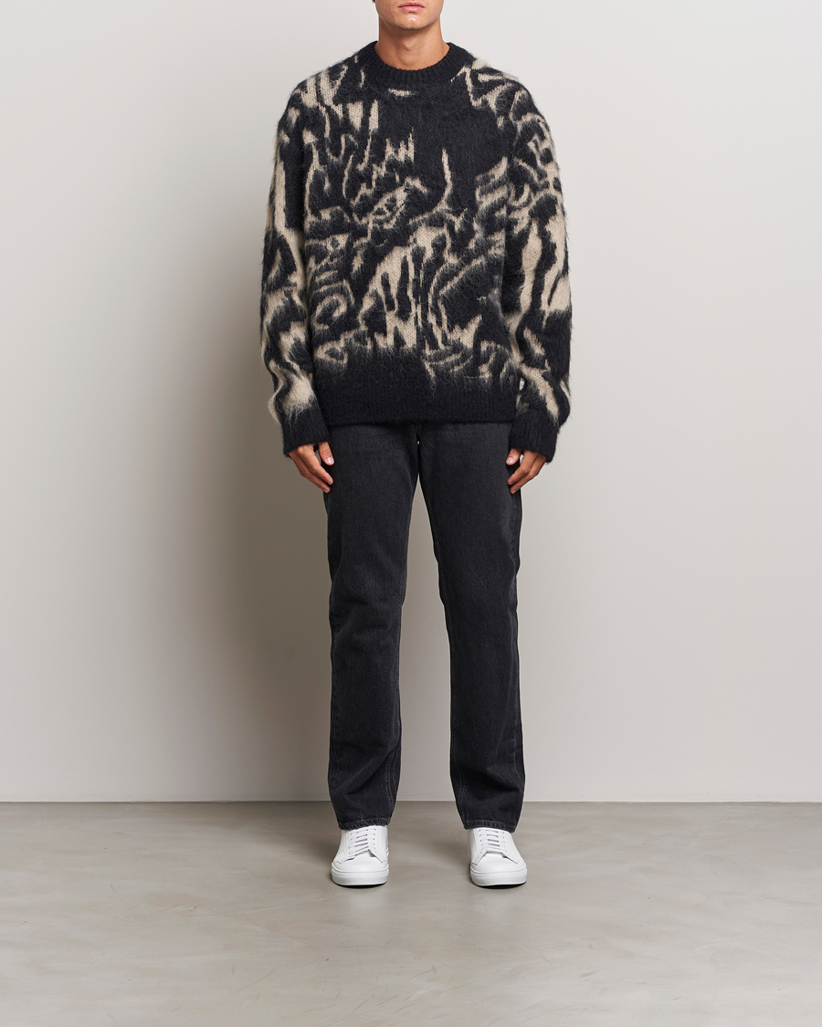 Herre | Gensere | J.Lindeberg | Falkor Jacquard Knit Sweater Black