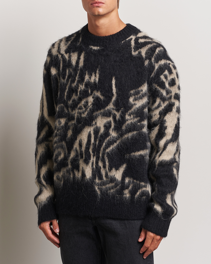 Herre | Gensere | J.Lindeberg | Falkor Jacquard Knit Sweater Black
