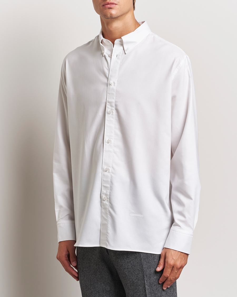 Herre | Skjorter | J.Lindeberg | Regular Stretch Oxford Shirt White