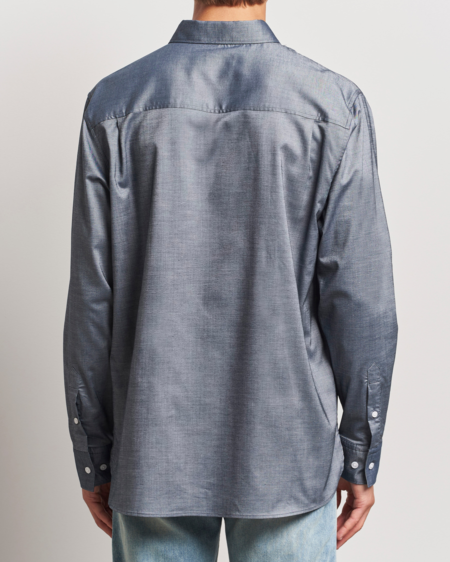 Herre | Skjorter | J.Lindeberg | Regular Stretch Oxford Shirt Navy