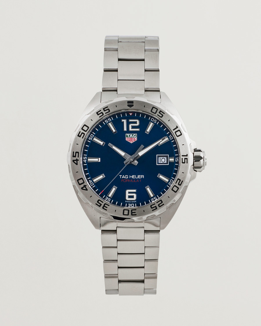 Herre | Tag Heuer Pre-Owned Formula 1 WAZ1118 Silver | Tag Heuer Pre-Owned | Formula 1 WAZ1118 Silver