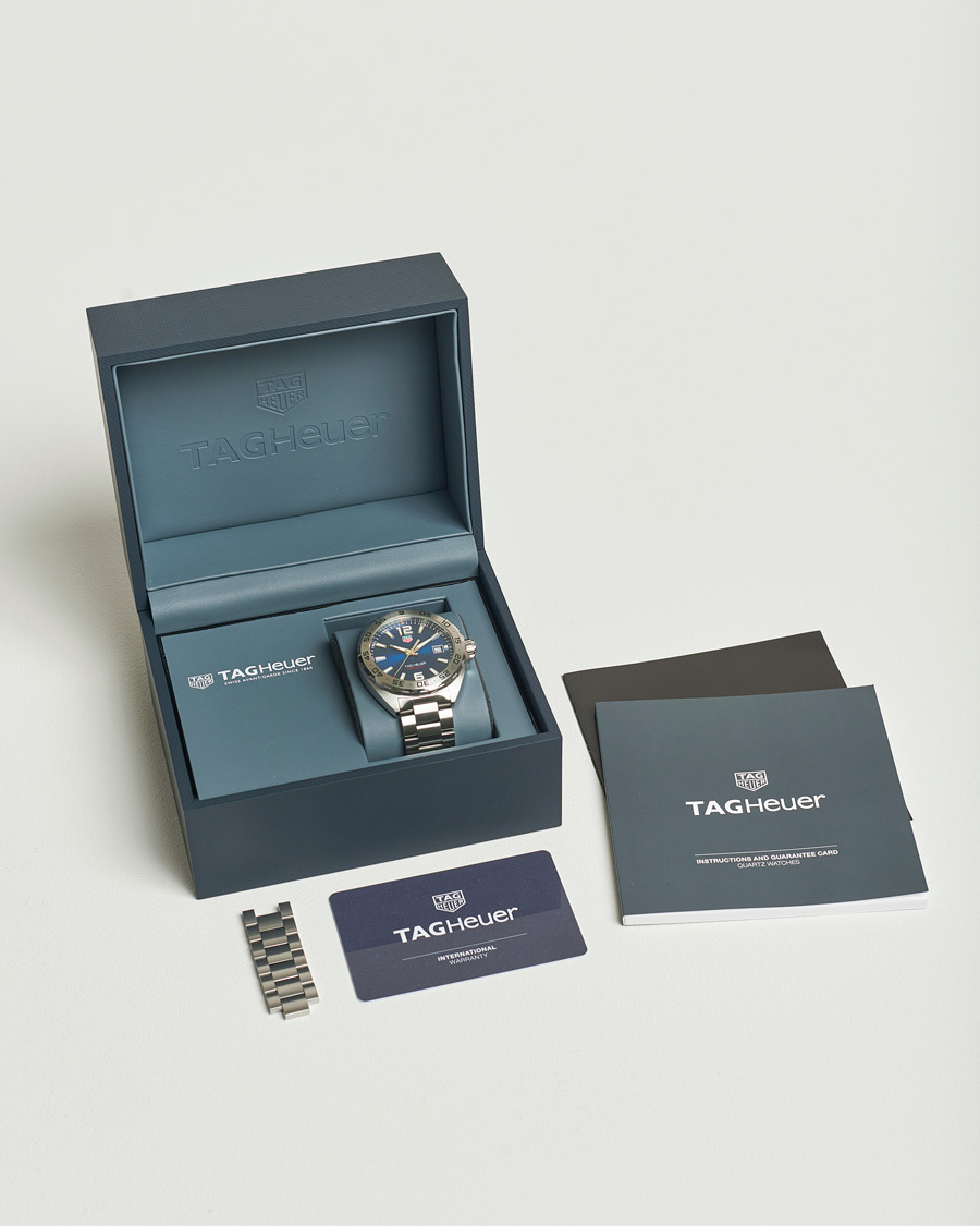 Herre | Tag Heuer Pre-Owned Formula 1 WAZ1118 Silver | Tag Heuer Pre-Owned | Formula 1 WAZ1118 Silver