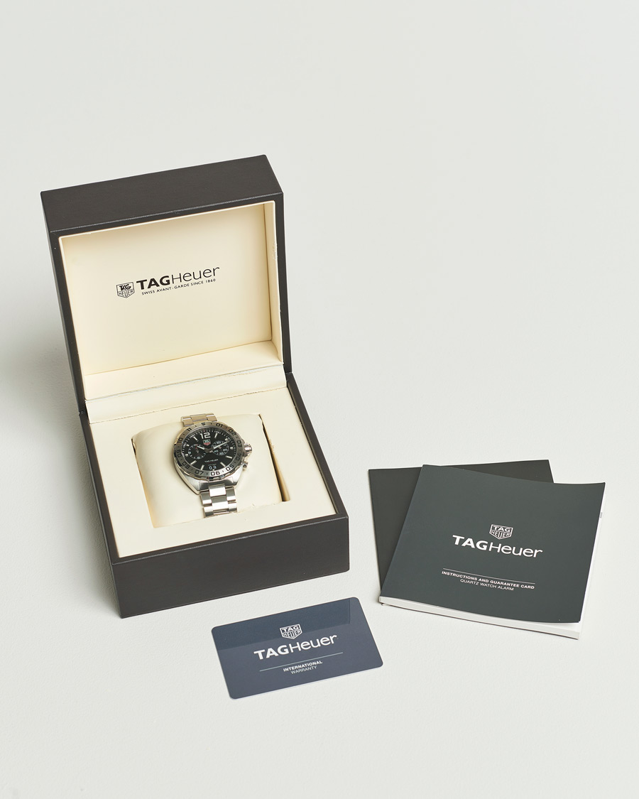 Herre | Tag Heuer Pre-Owned Formula 1 Alarm WAZ111A Silver | Tag Heuer Pre-Owned | Formula 1 Alarm WAZ111A Silver