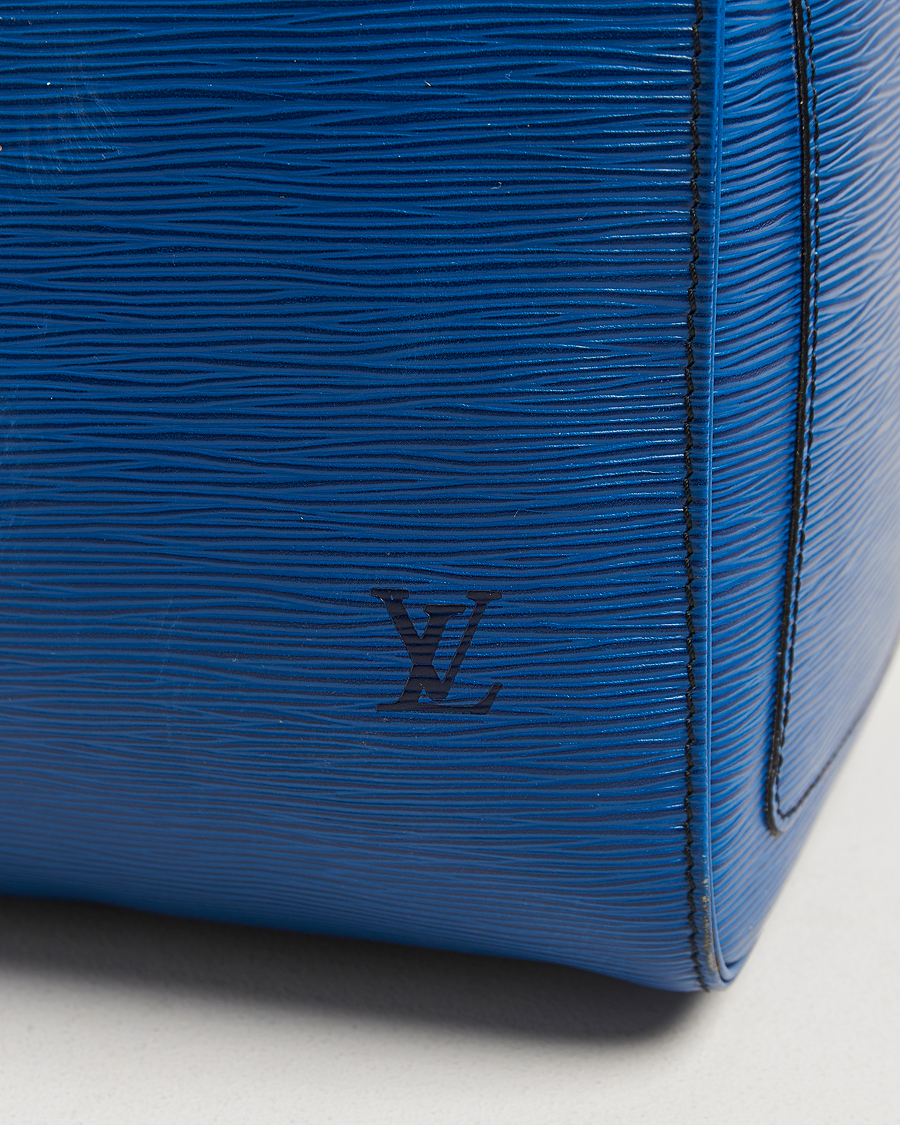Herre | Louis Vuitton Pre-Owned Keepall 50 Epi Leather Travel Bag Blue  | Louis Vuitton Pre-Owned | Keepall 50 Epi Leather Travel Bag Blue 