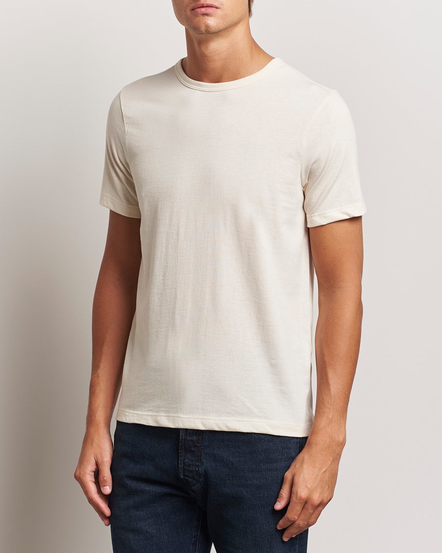 Herre | T-Shirts | Merz b. Schwanen | 1950s Classic Loopwheeled T-shirt Nature