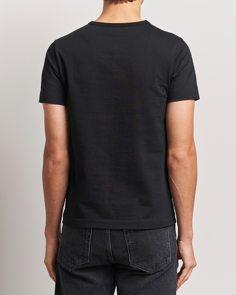 Herre | T-Shirts | Merz b. Schwanen | Classic Fit Loopwheeled T-Shirt Black
