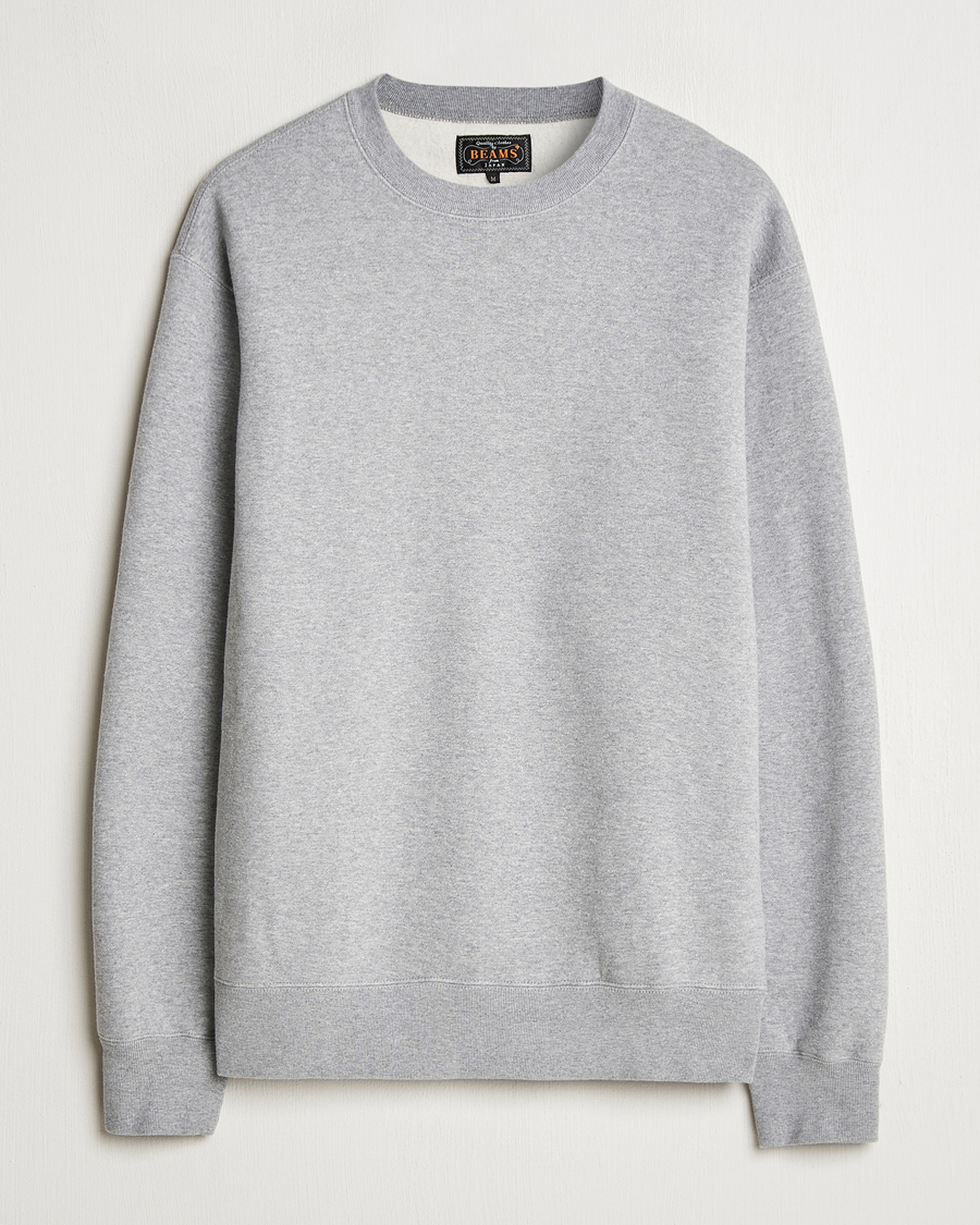 Herre | Gensere | BEAMS PLUS | Japanese Cotton Sweatshirt Grey