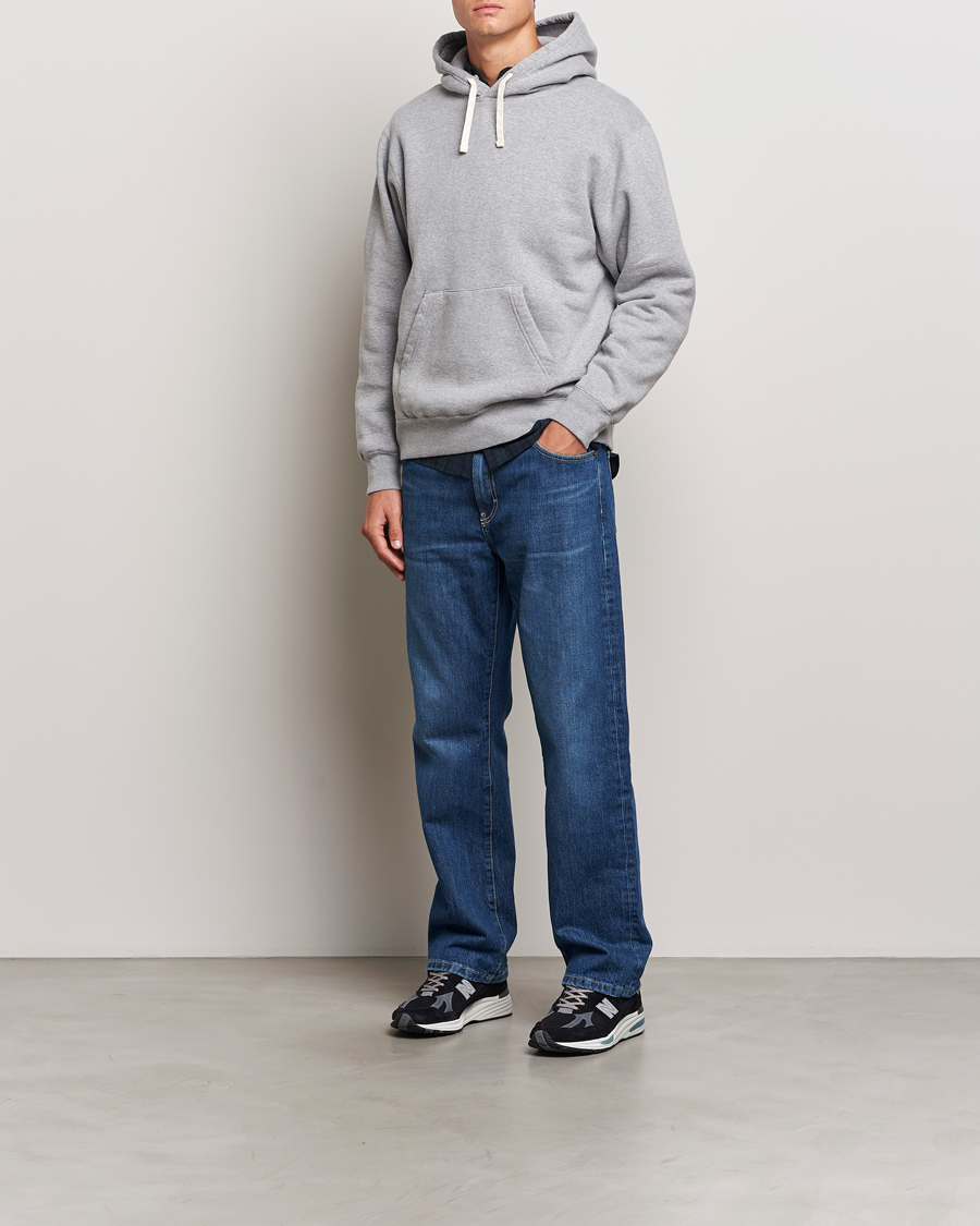Herre | Gensere | BEAMS PLUS | Japanese Cotton Hoodie Grey