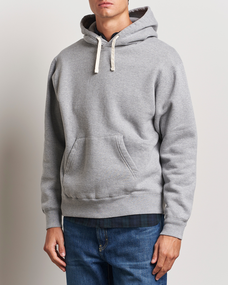 Herre | Gensere | BEAMS PLUS | Japanese Cotton Hoodie Grey