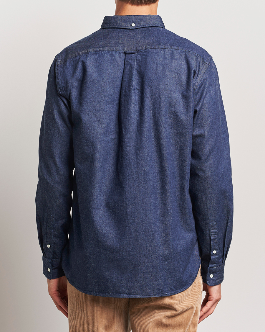 Herre | Skjorter | BEAMS PLUS | Denim Button Down Shirt Dark Indigo