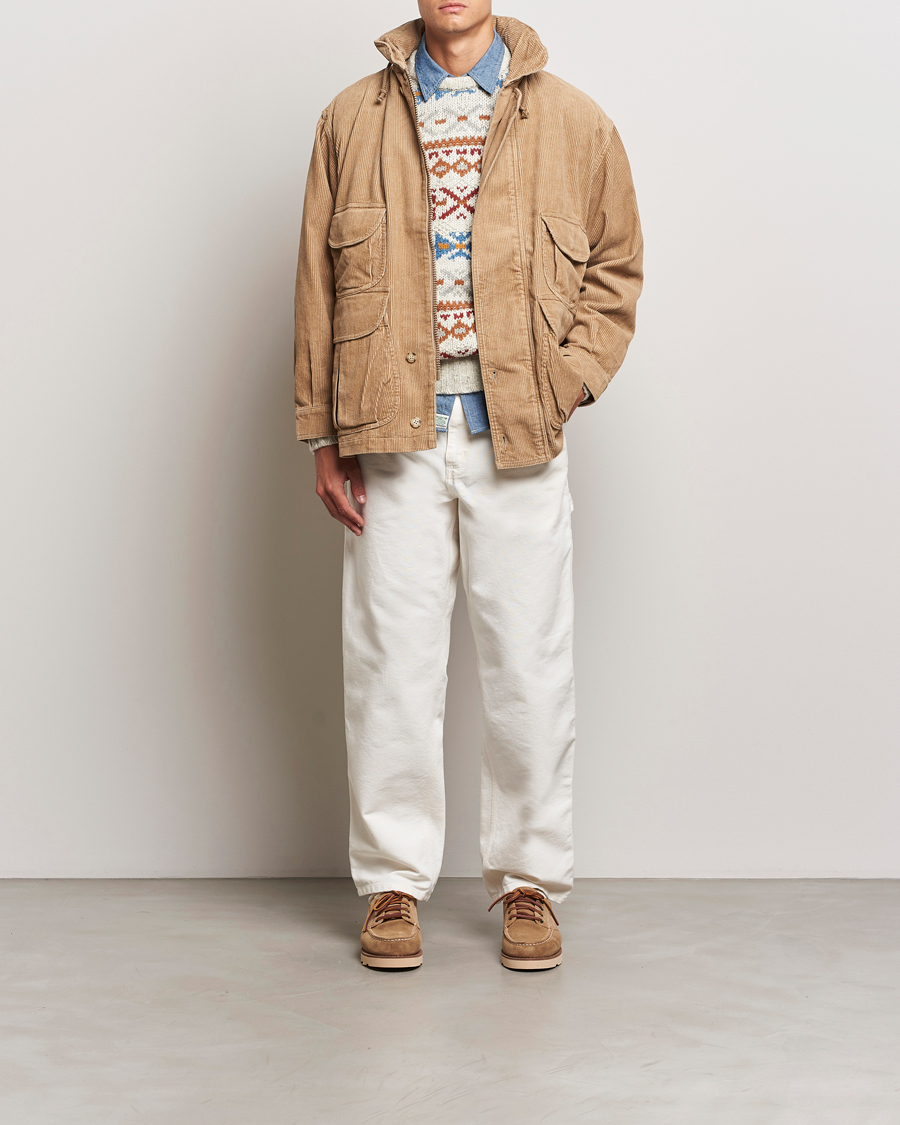 Herre | Jakker | BEAMS PLUS | Corduroy Field Coat Khaki