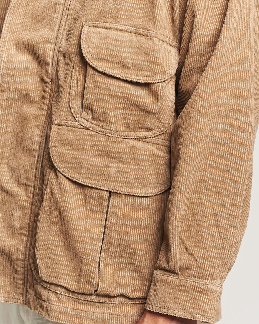 Herre | Jakker | BEAMS PLUS | Corduroy Field Coat Khaki