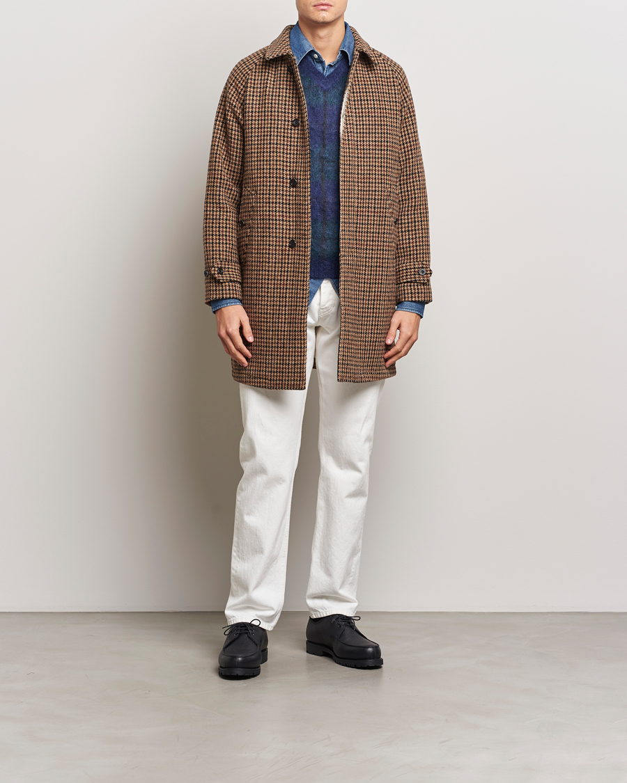 Herre | Jakker | BEAMS PLUS | Balmacaan Tweed Coat Gun Club Check