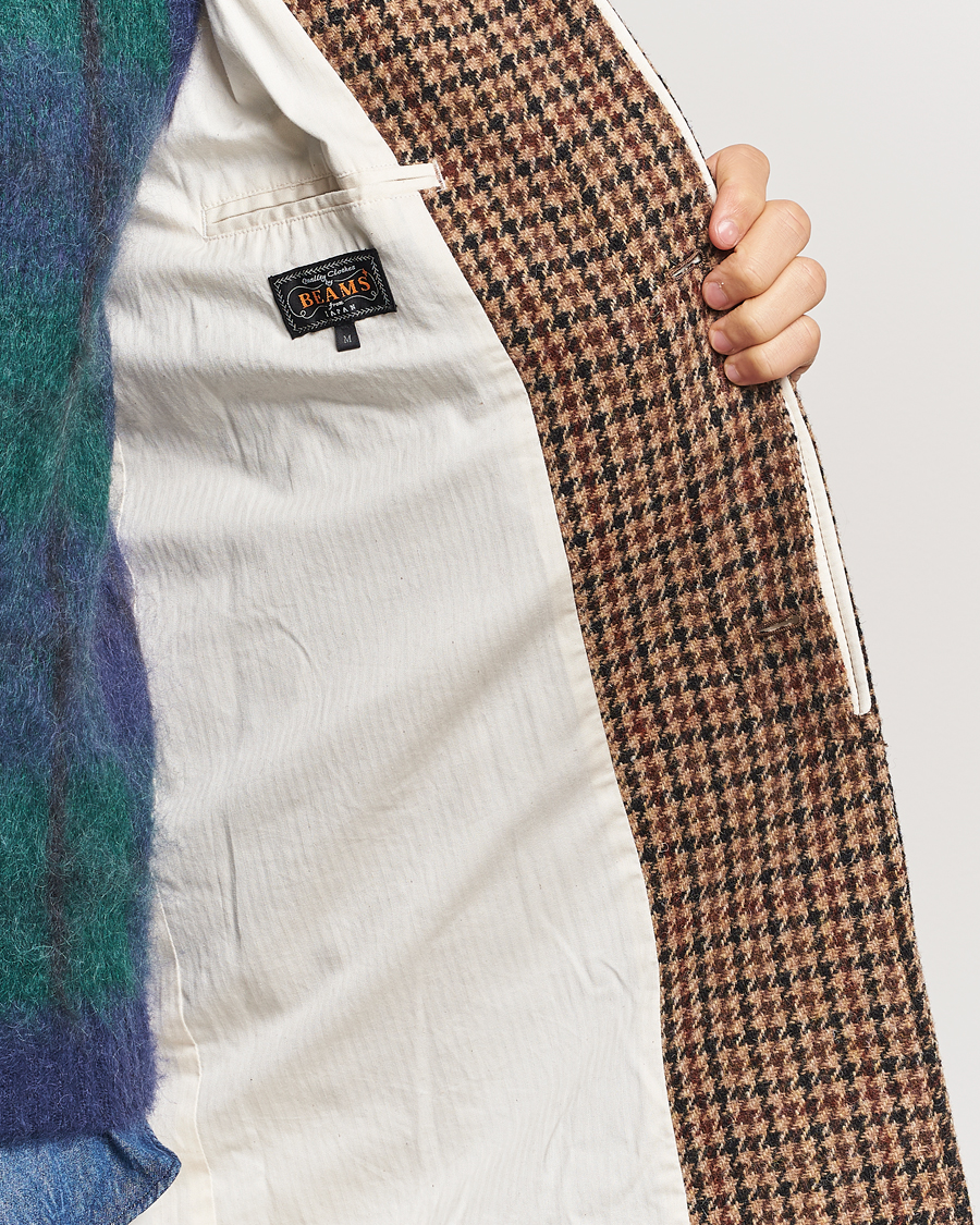 Herre | Jakker | BEAMS PLUS | Balmacaan Tweed Coat Gun Club Check