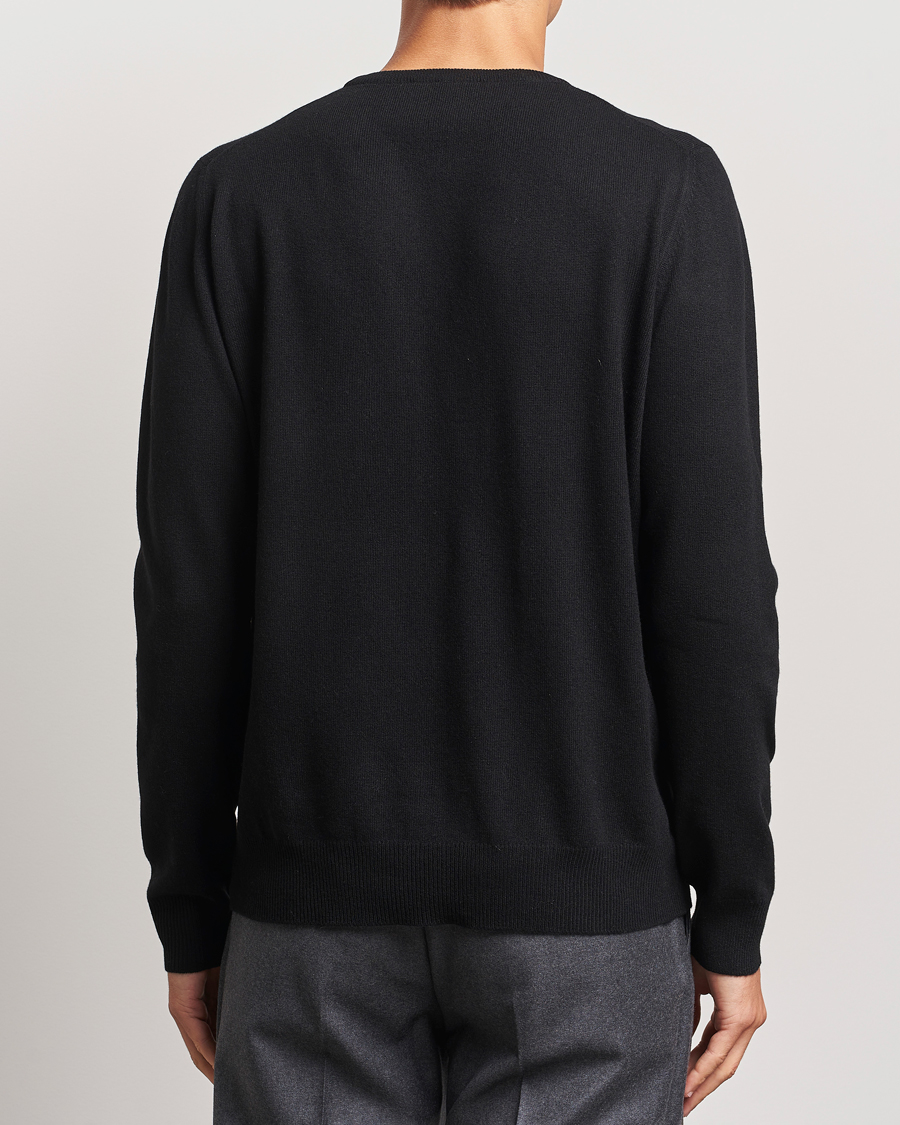 Herre | Gensere | Gran Sasso | Wool/Cashmere Crew Neck Black