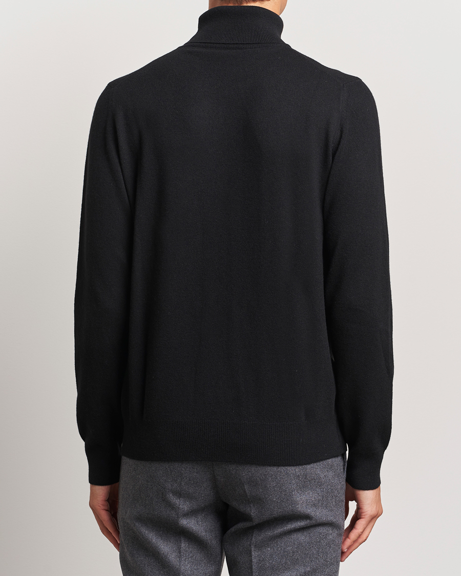 Herre | Gensere | Gran Sasso | Wool/Cashmere Rollneck Black