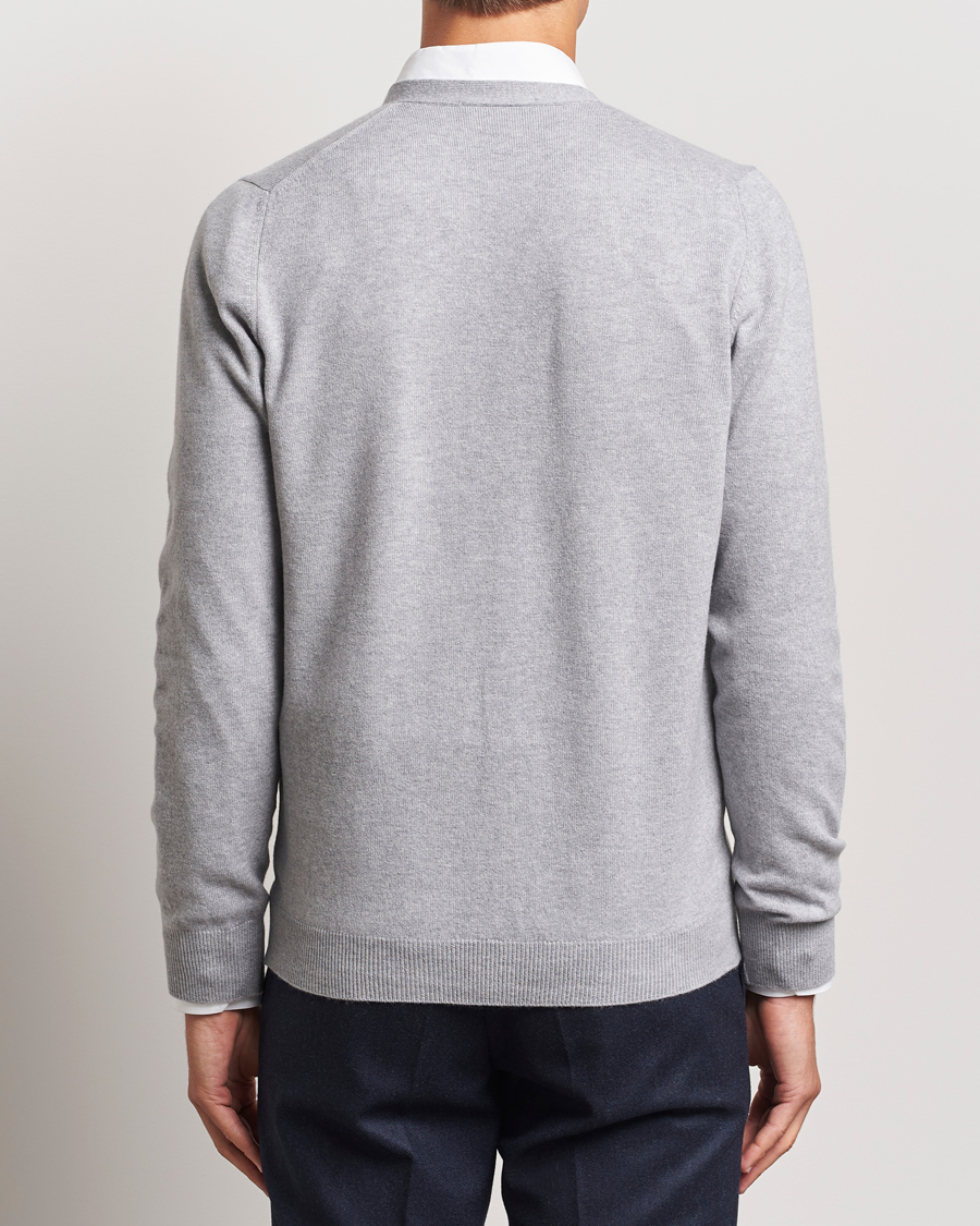 Herre | Gensere | Gran Sasso | Wool/Cashmere Cardigan Light Grey