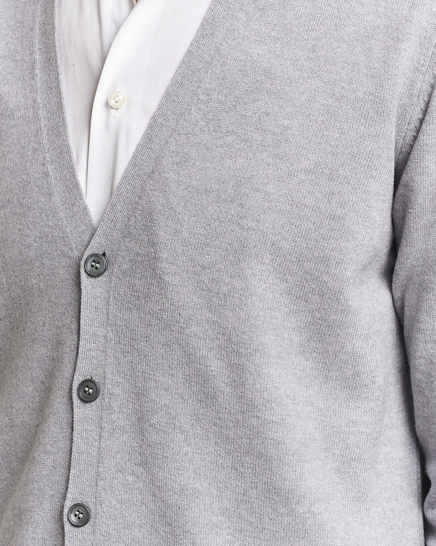Herre | Gensere | Gran Sasso | Wool/Cashmere Cardigan Light Grey