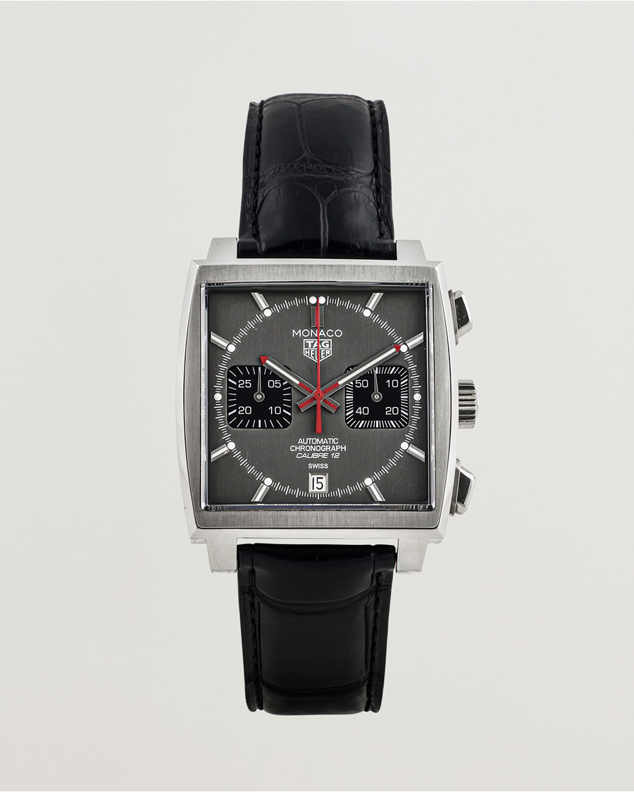 Herre | Tag Heuer Pre-Owned Monaco Final Edition Silver | Tag Heuer Pre-Owned | Monaco Final Edition Silver