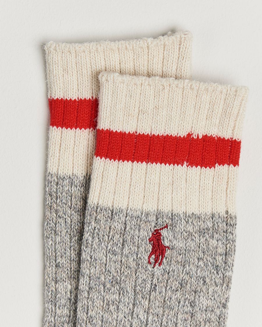 Herre | Undertøy | Polo Ralph Lauren | Wool Rag Boot Sock Grey Heather