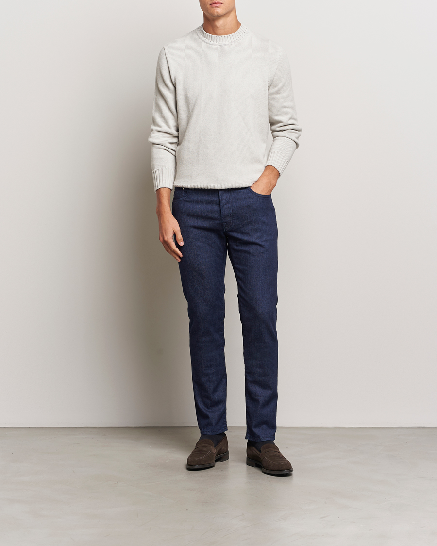 Herre | Jeans | Jacob Cohën | Bard 688 Slim Fit Stretch Jeans Dark Tonal Wash