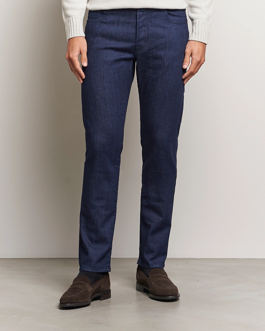 Herre | Jeans | Jacob Cohën | Bard 688 Slim Fit Stretch Jeans Dark Tonal Wash