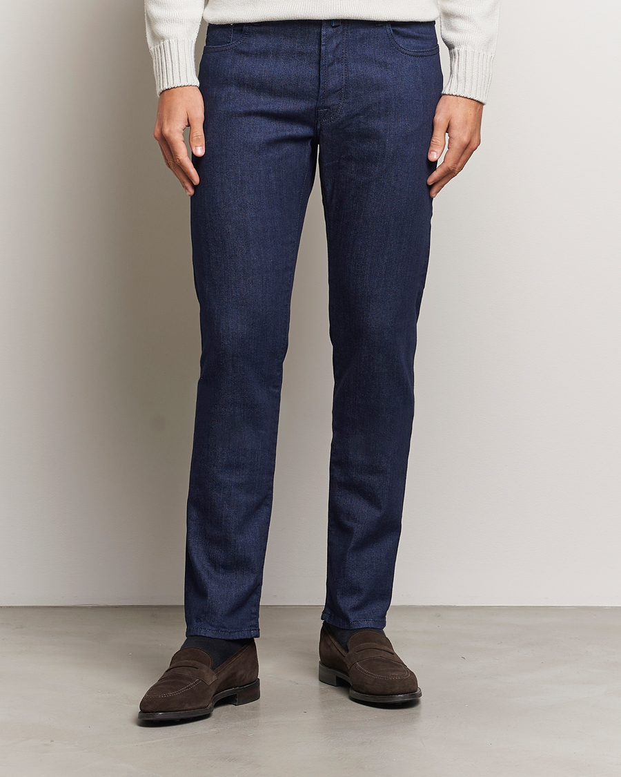 Herre | Jeans | Jacob Cohën | Bard 688 Slim Fit Stretch Jeans Dark Tonal Wash