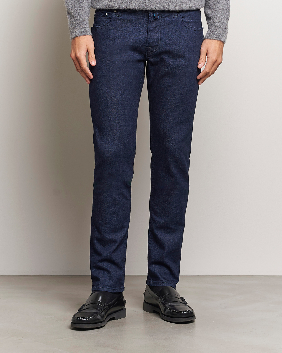 Herre | Jeans | Jacob Cohën | Nick 622 Slim Fit Stretch Jeans Dark Tonal Wash
