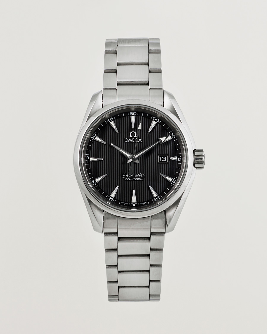 Herre | Omega Pre-Owned Seamaster Aqua Terra Silver | Omega Pre-Owned | Seamaster Aqua Terra Silver