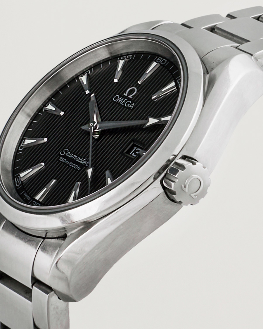 Herre | Omega Pre-Owned Seamaster Aqua Terra Silver | Omega Pre-Owned | Seamaster Aqua Terra Silver