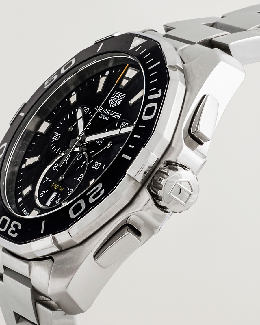 Herre | Tag Heuer Pre-Owned Aquaracer Chrono Silver | Tag Heuer Pre-Owned | Aquaracer Chrono Silver