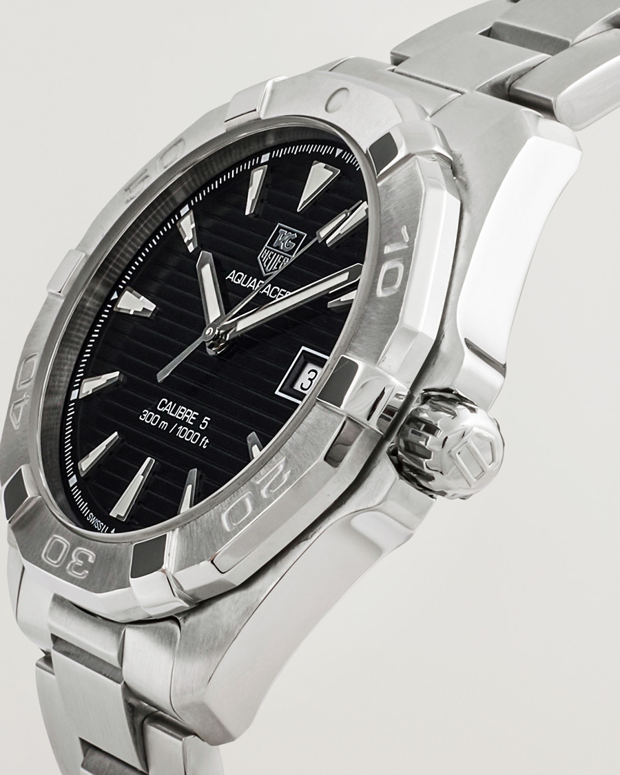 Herre | Tag Heuer Pre-Owned Aquaracer Caliber 5 Silver | Tag Heuer Pre-Owned | Aquaracer Caliber 5 Silver