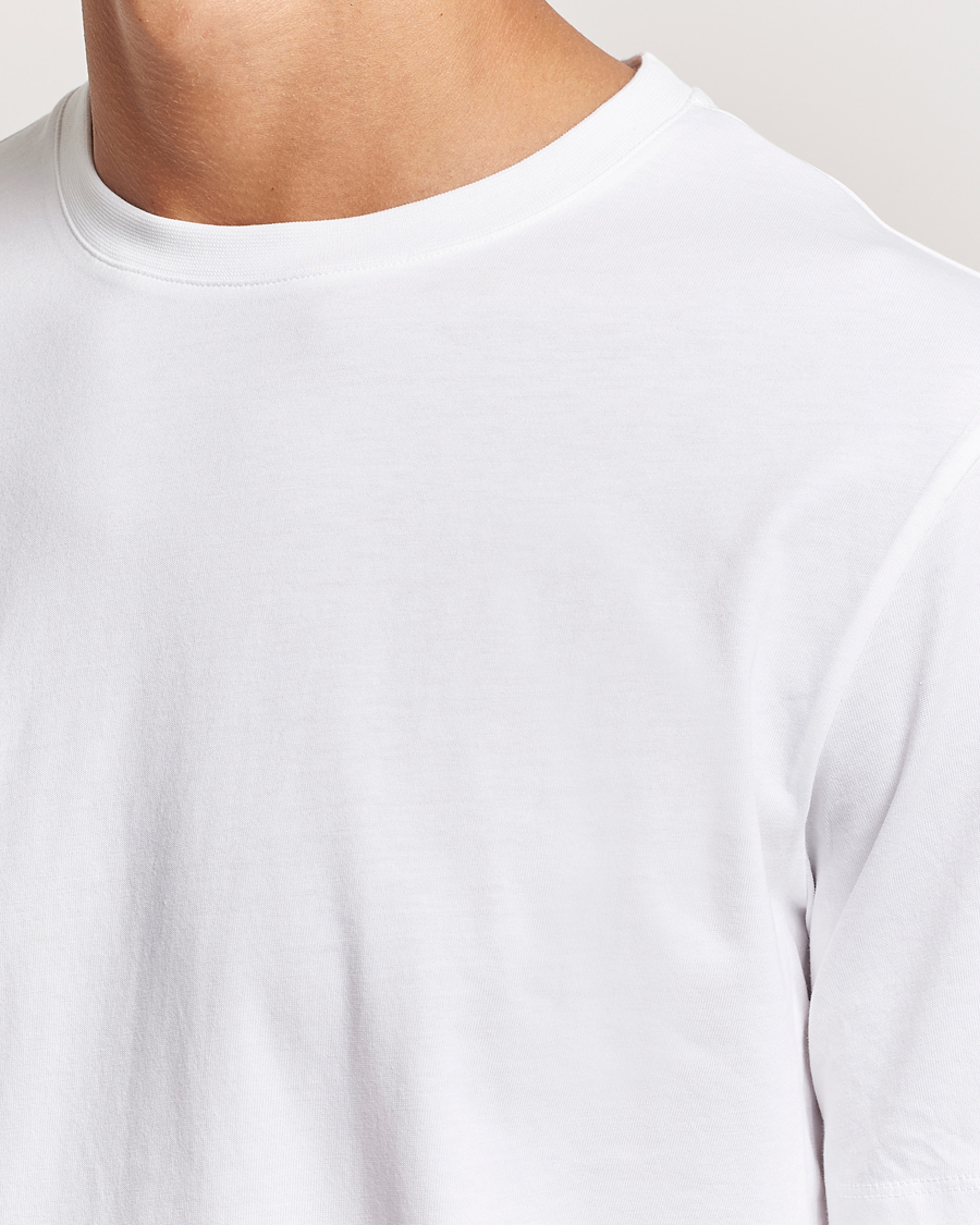 Herre | T-Shirts | A Day's March | Midweight T-Shirt White