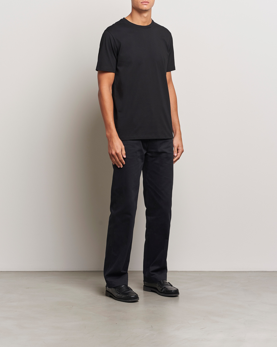 Herre | T-Shirts | A Day's March | Midweight T-Shirt Black