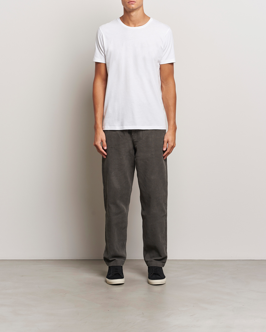 Herre | T-Shirts | A Day's March | Lightweight T-Shirt White