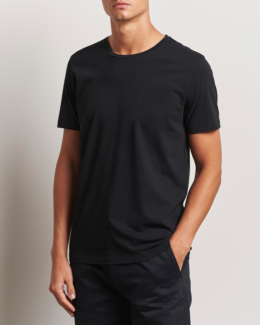 Herre | T-Shirts | A Day's March | Lightweight T-Shirt Black