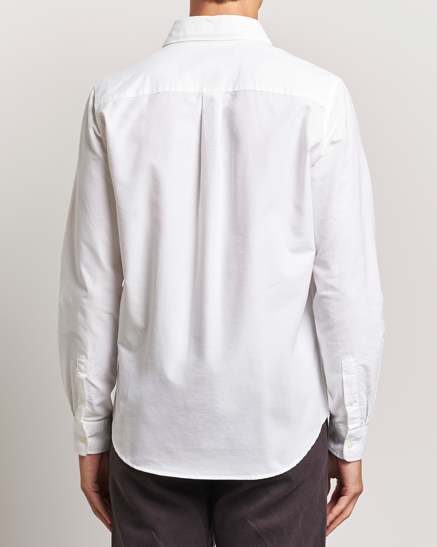 Herre | Skjorter | A Day's March | Mason Dyed Oxford Shirt White