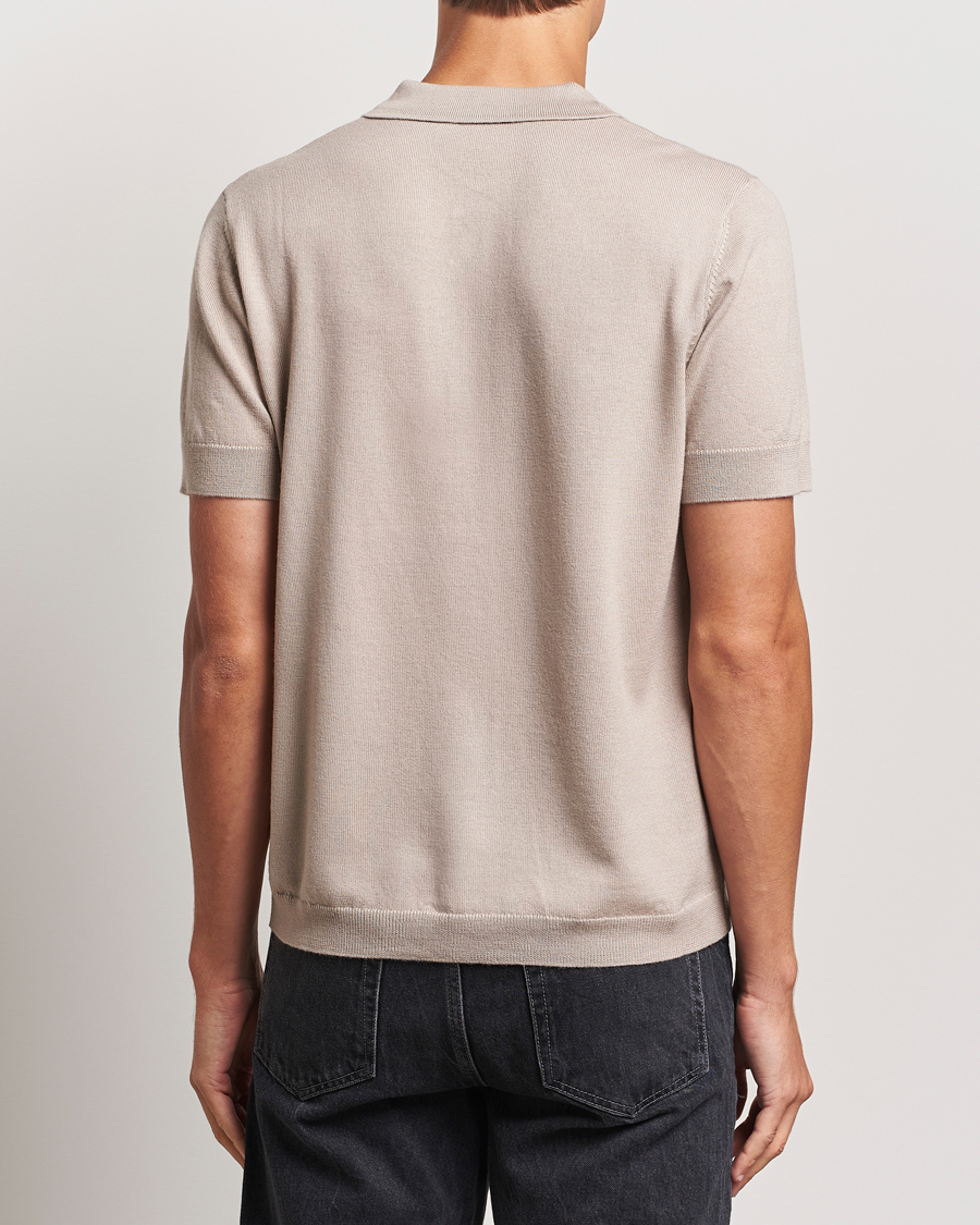 Herre | Pikéer | A Day's March | Rosehall Short Sleeve Merino Polo Dove